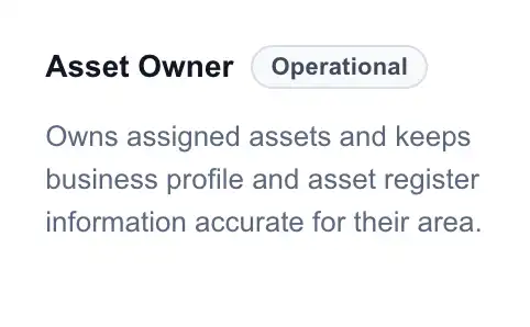 Guardzy asset owner role preview